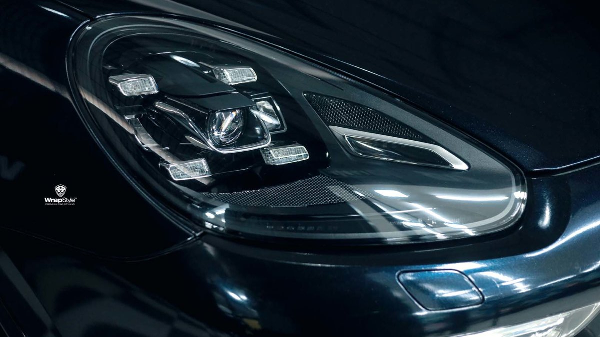 Porsche Cayenne S - Midnight Blue wrap - img 2