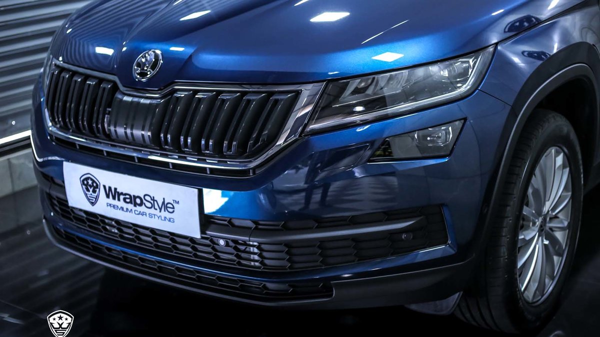 Skoda Kodiaq - Blue Gloss wrap - img 1
