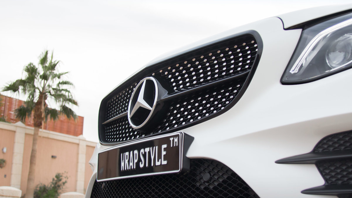 Mercedes A Sedan - White Matt wrap - img 1