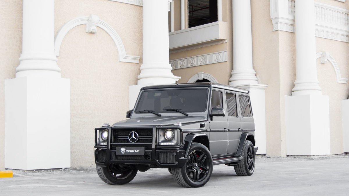 Mercedes G - Grey Matt wrap - cover