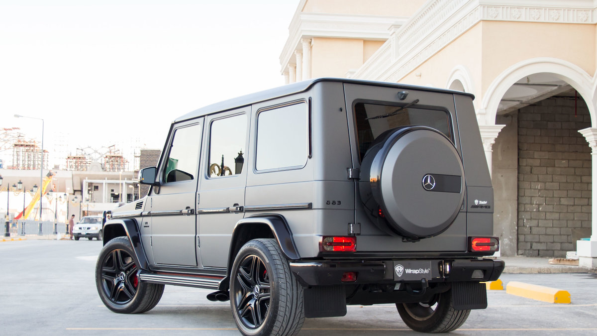 Mercedes G - Grey Matt wrap - img 2