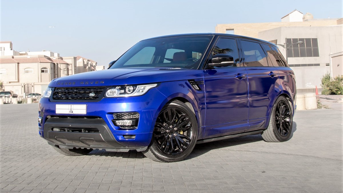 Range Rover Sport - Blue Gloss wrap - cover