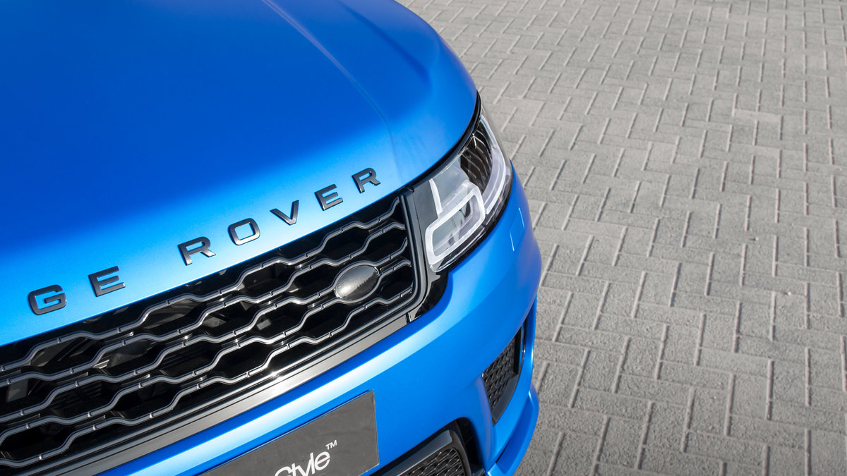 Range Rover Sport - Blue Satin wrap - img 1