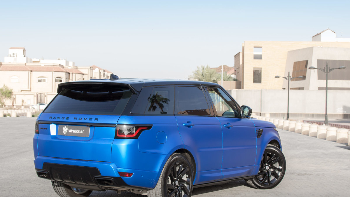 Range Rover Sport - Blue Satin wrap - img 2