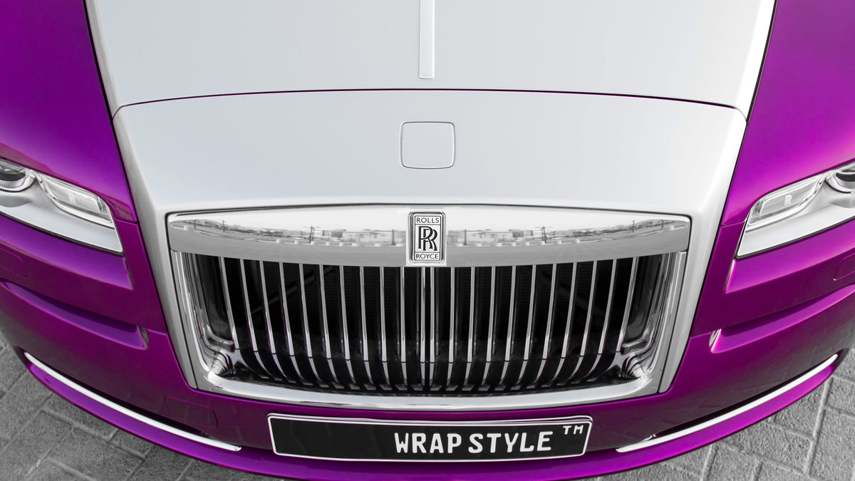 Rolls-Royce Wraith - Purple Gloss wrap - img 3