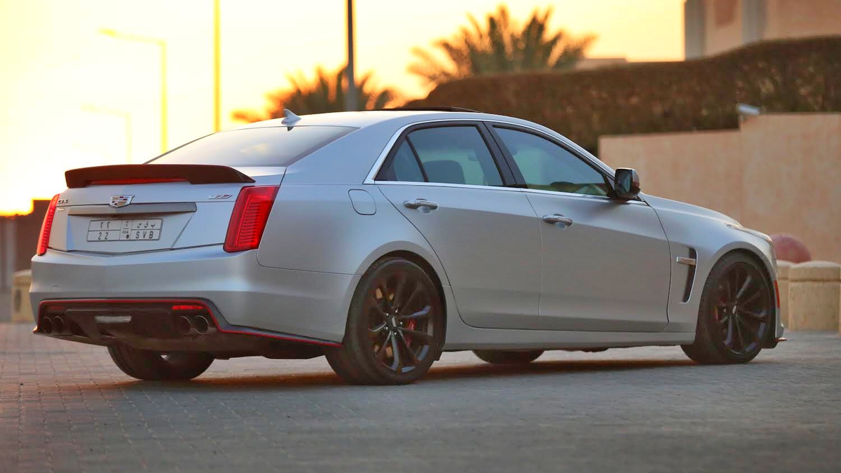 Cadillac CTS V - Grey Matt wrap - img 1