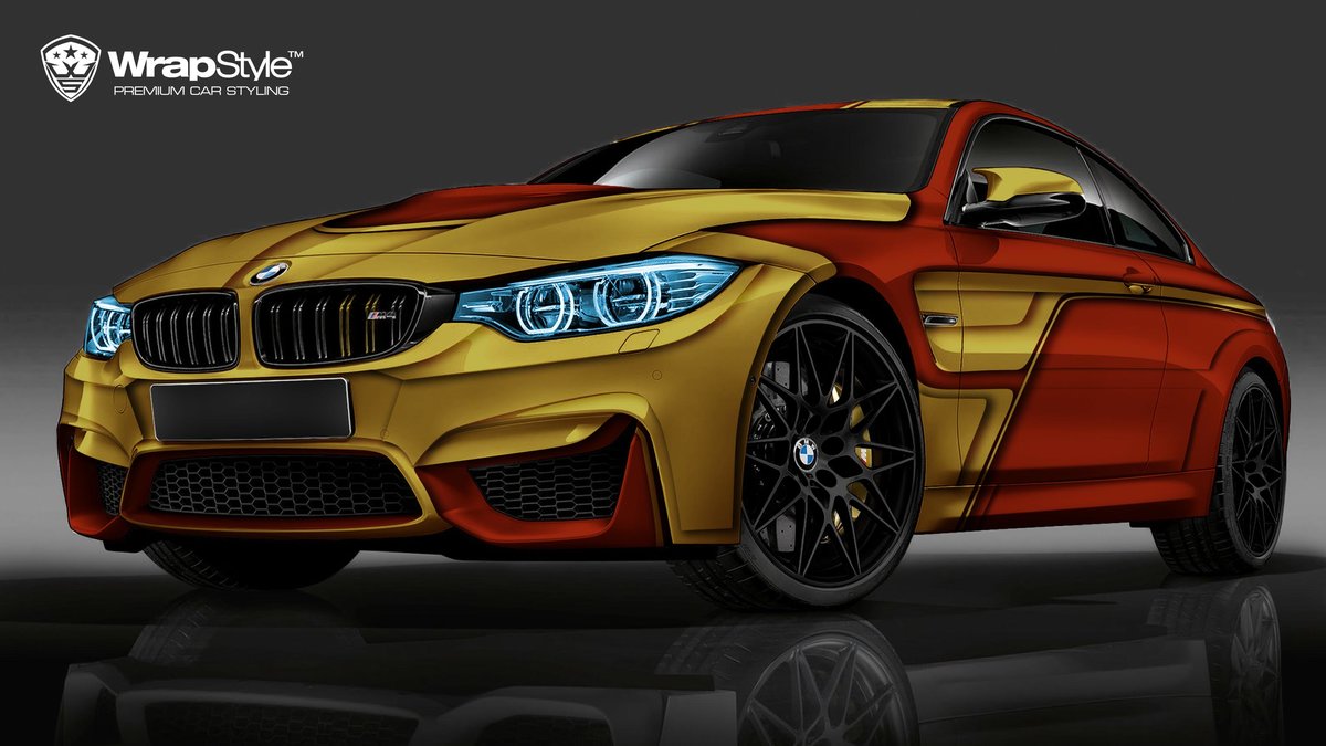 BMW M4 - Iron Man Helmet design - cover