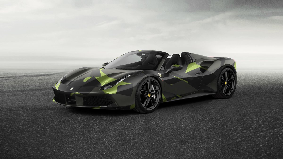 Ferrari Spider - Camo design - cover