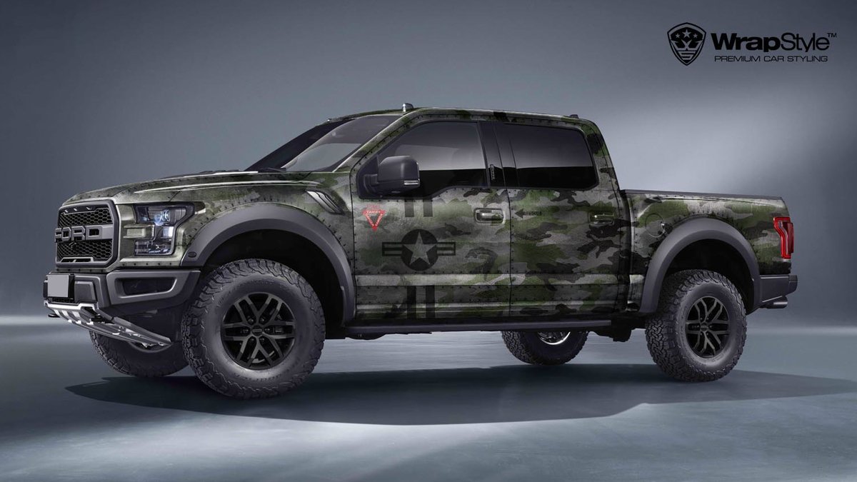 Ford Raptor - Jet Camo design - cover