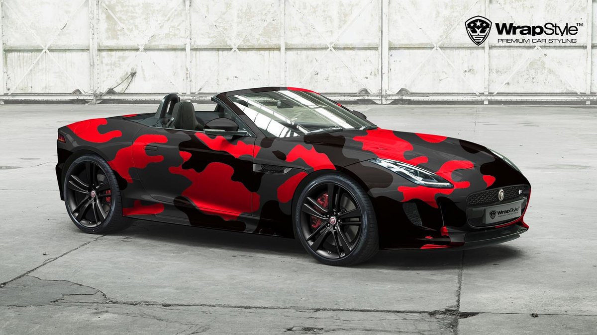 Jaguar F Type - Camo design - cover