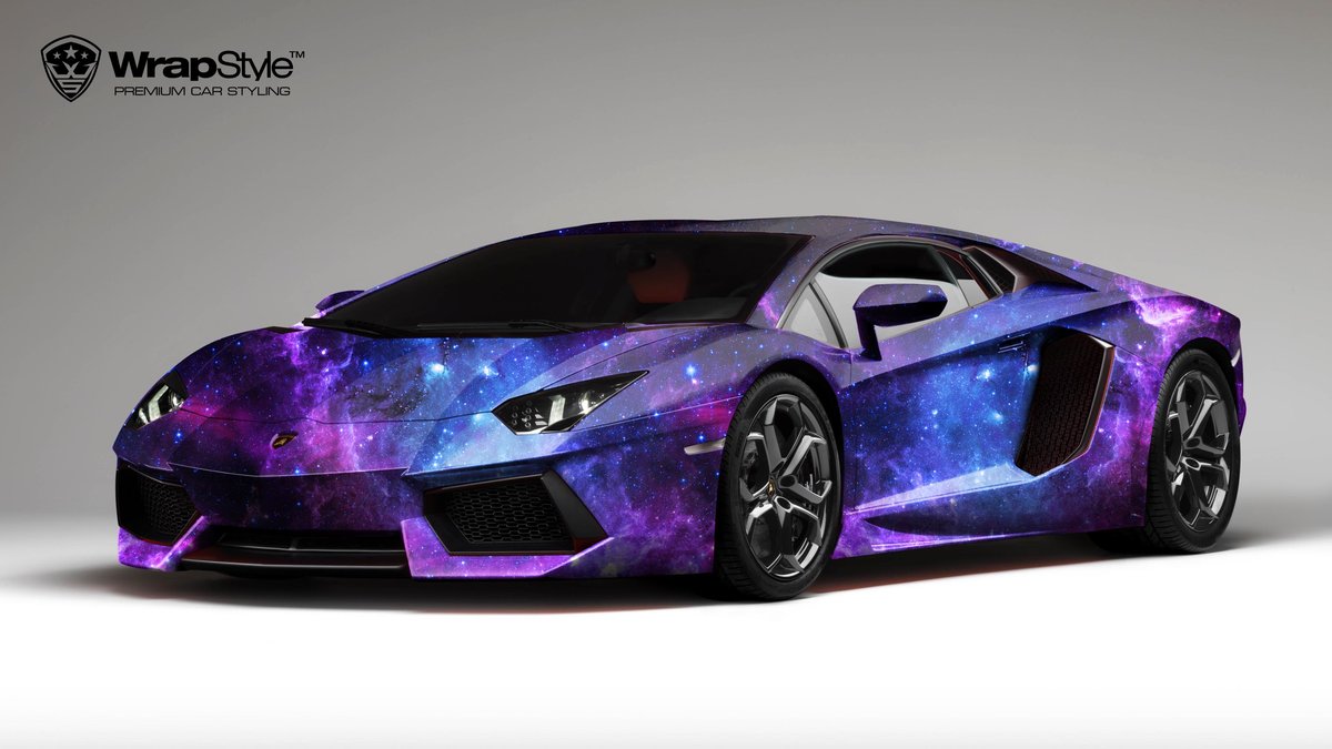 Lamborghini Aventador - Galaxy design - cover