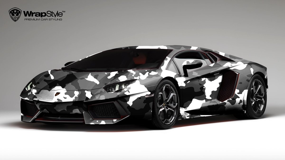 Lamborghini Aventador - Camouflage design - cover