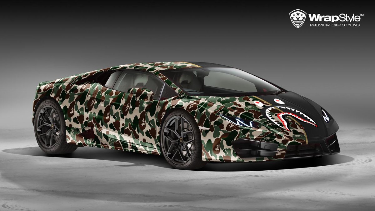 Lamborghini Huracan - Ape Camouflage design - cover