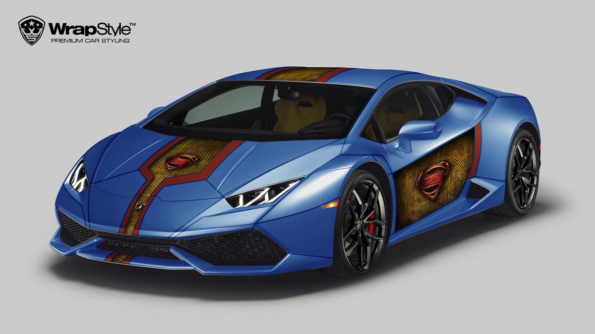 Lamborghini Huracan - Superman design - cover