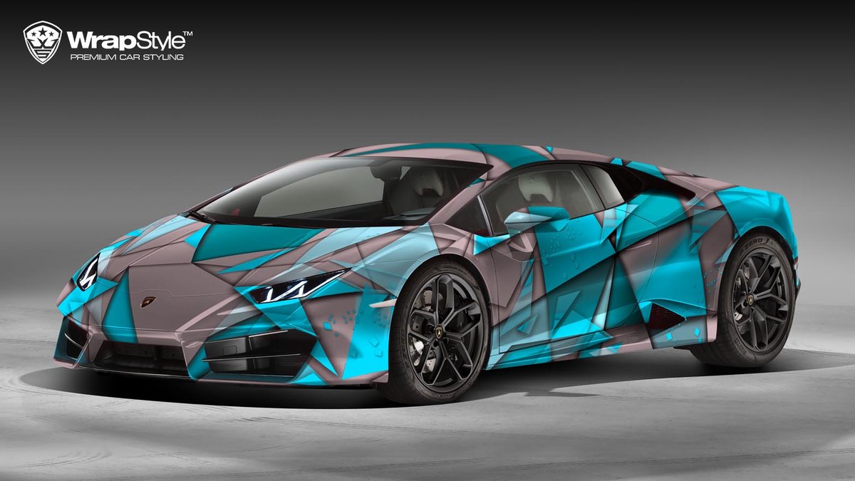 Lamborghini Huracan - Triangle Art design - cover