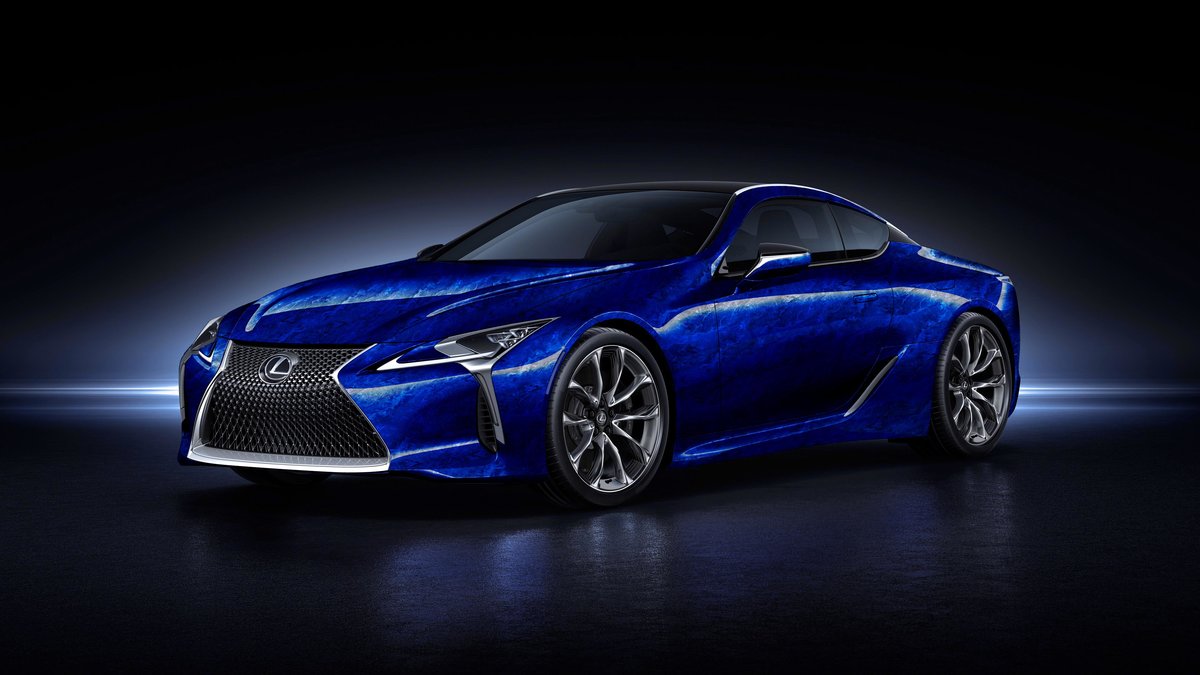 Lexus LC500 - Blue Marble design - cover