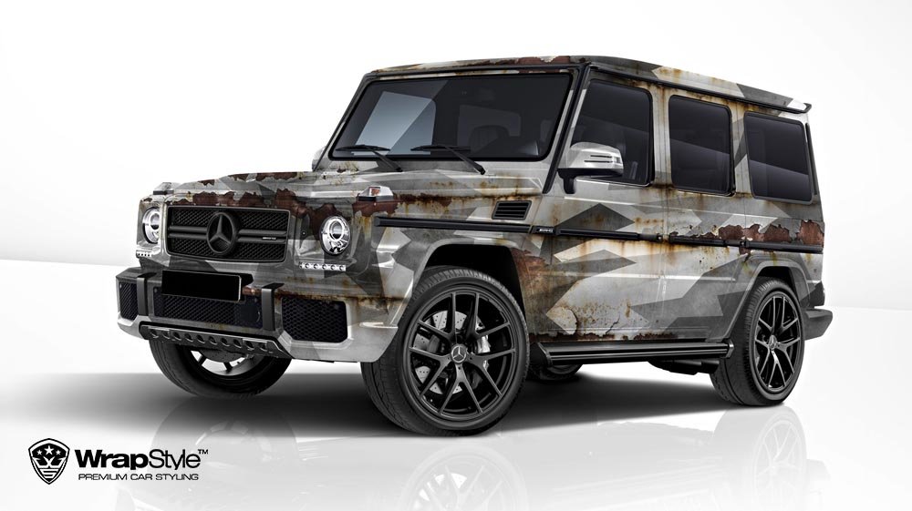 Mercedes G - Rusty Camo design - cover