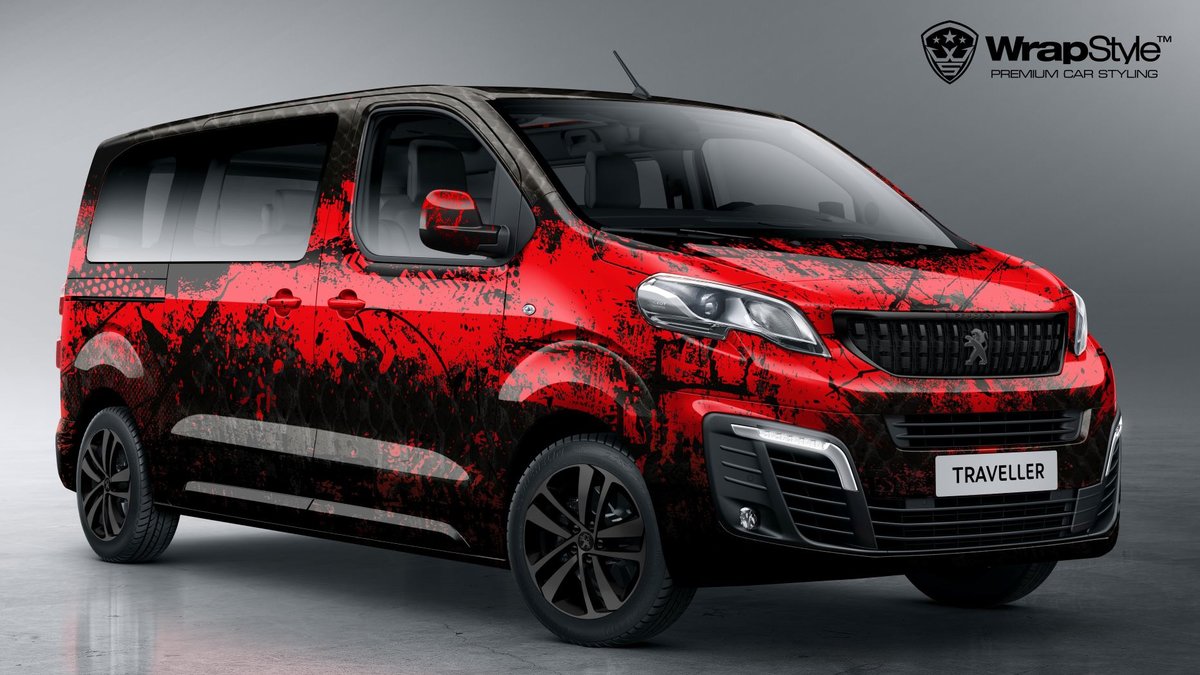 Peugeot Traveller - Grunge design - cover