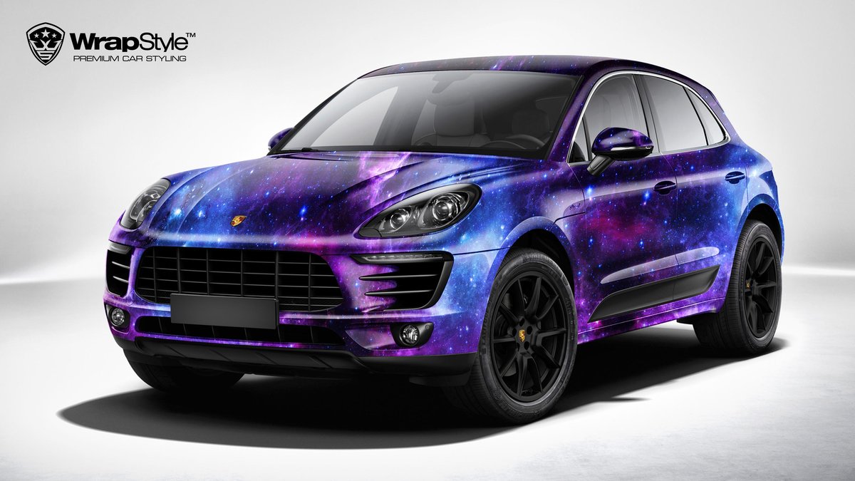 Porsche Macan - Galaxy design - cover