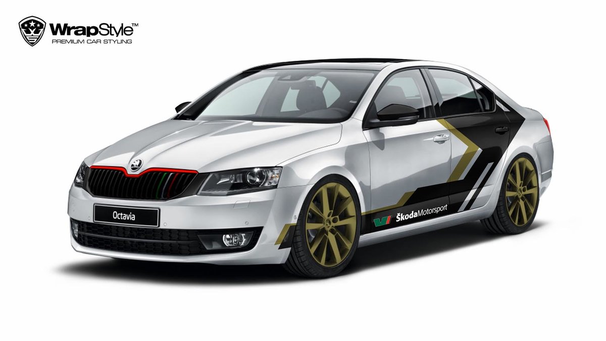 Skoda Octavia - Skoda Motorsport design - cover