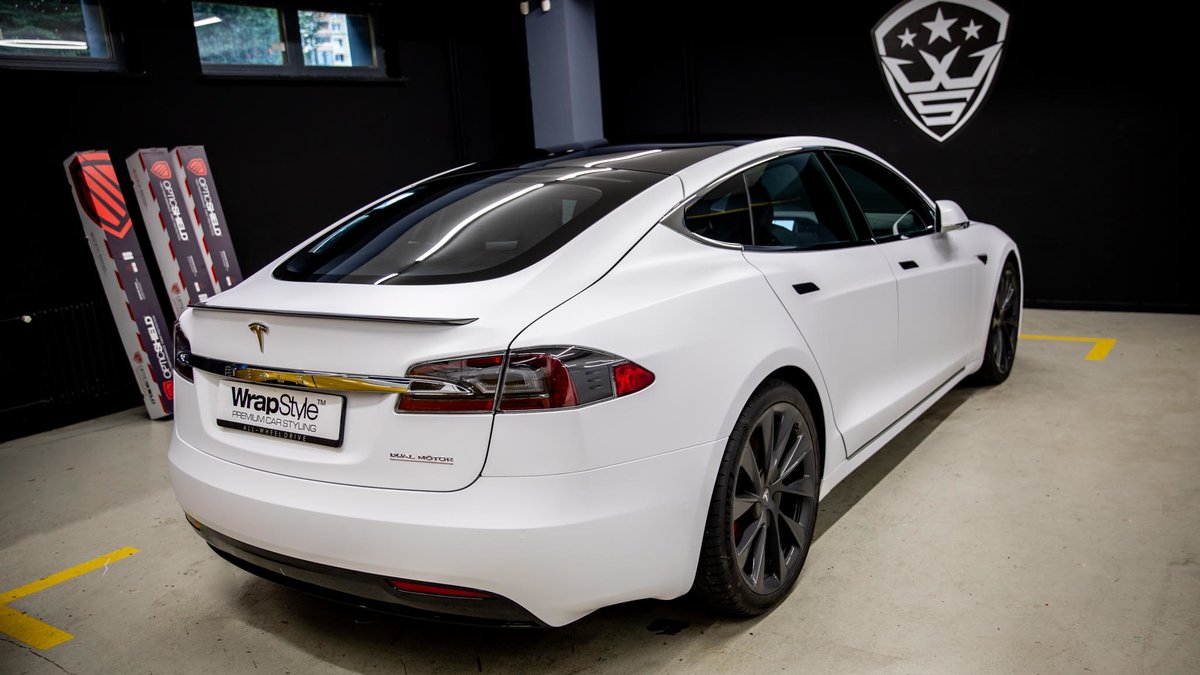 Tesla Model 3 - Matt White | WrapStyle