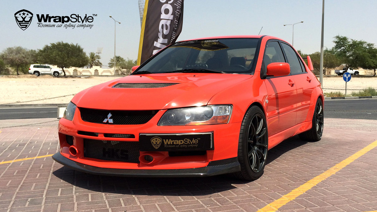 Mitsubishi Lancer Evo - Red Gloss wrap - img 2