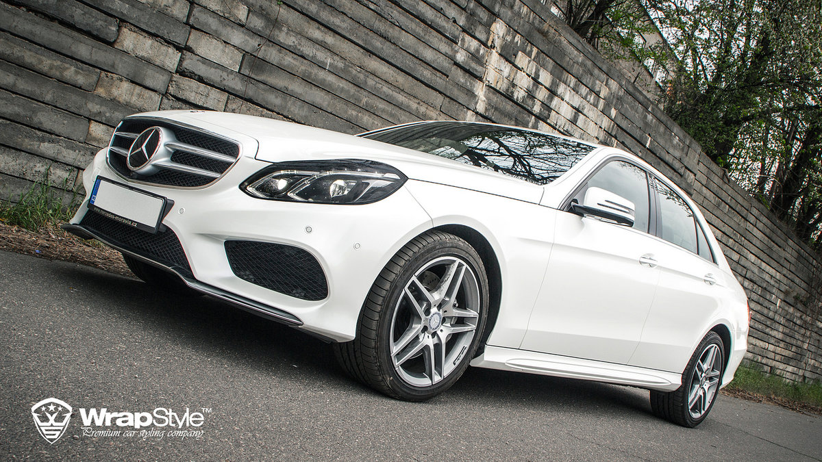 Mercedes C - White Matt wrap - img 2