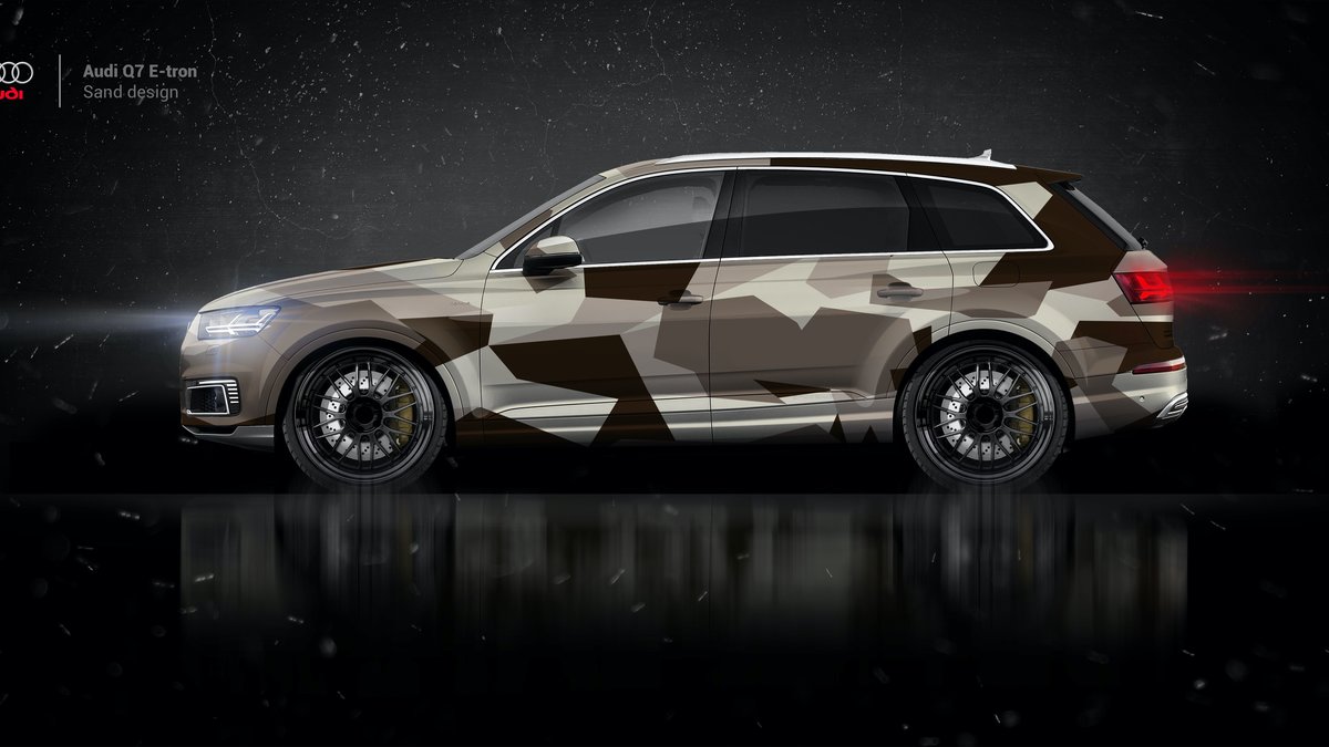 Audi Q7 - Camo design - cover