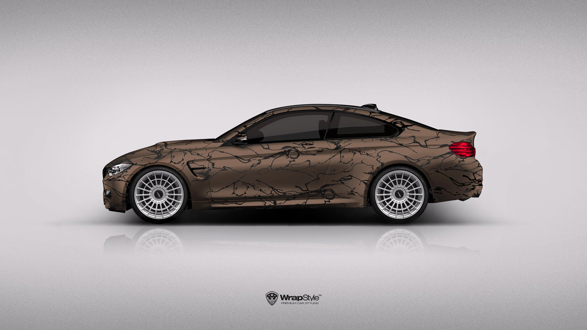 BMW M4 - Wood design - cover