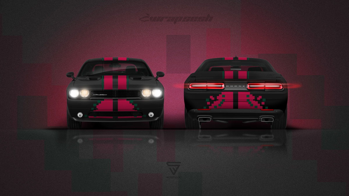 Dodge Challenger - Cube design - img 1