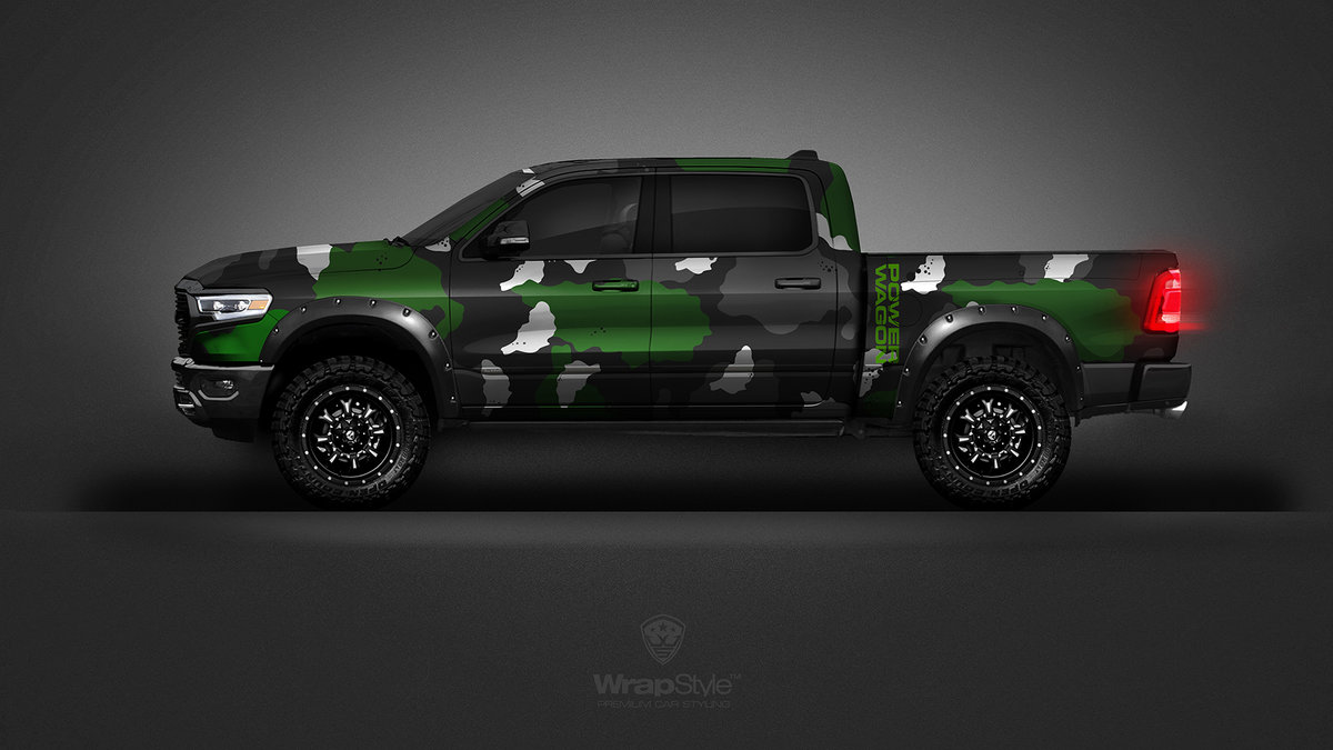 Dodge RAM - Camouflage design - cover