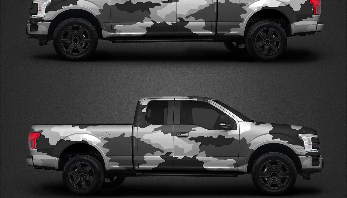 Ford F150 - Camouflage design - cover