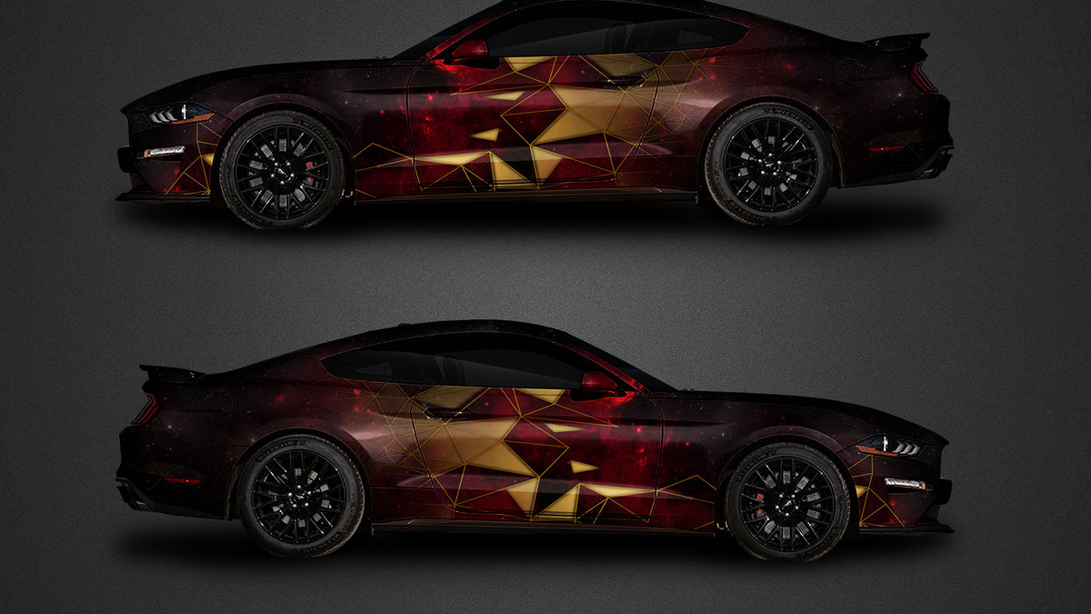 Ford Mustang - Triangle Galaxy design - img 1