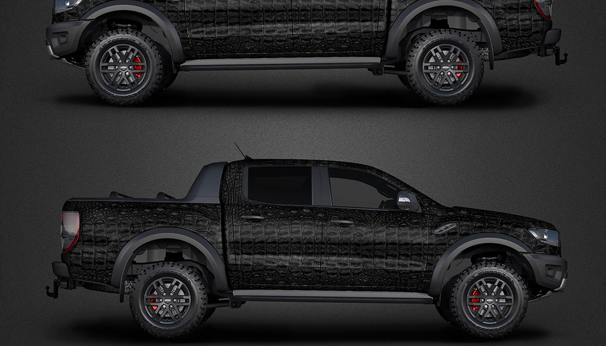 Ford Ranger - Crocodile Texture design - cover