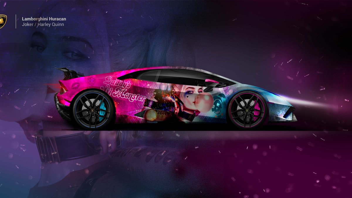 Lamborghini Huracan - Joker-Harley Quinn Design - img 1