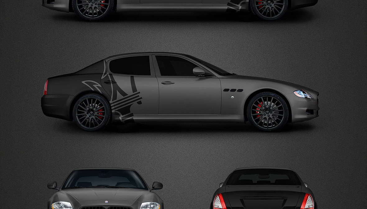 Maserati Quattroporte - Maserati Decals design - img 1