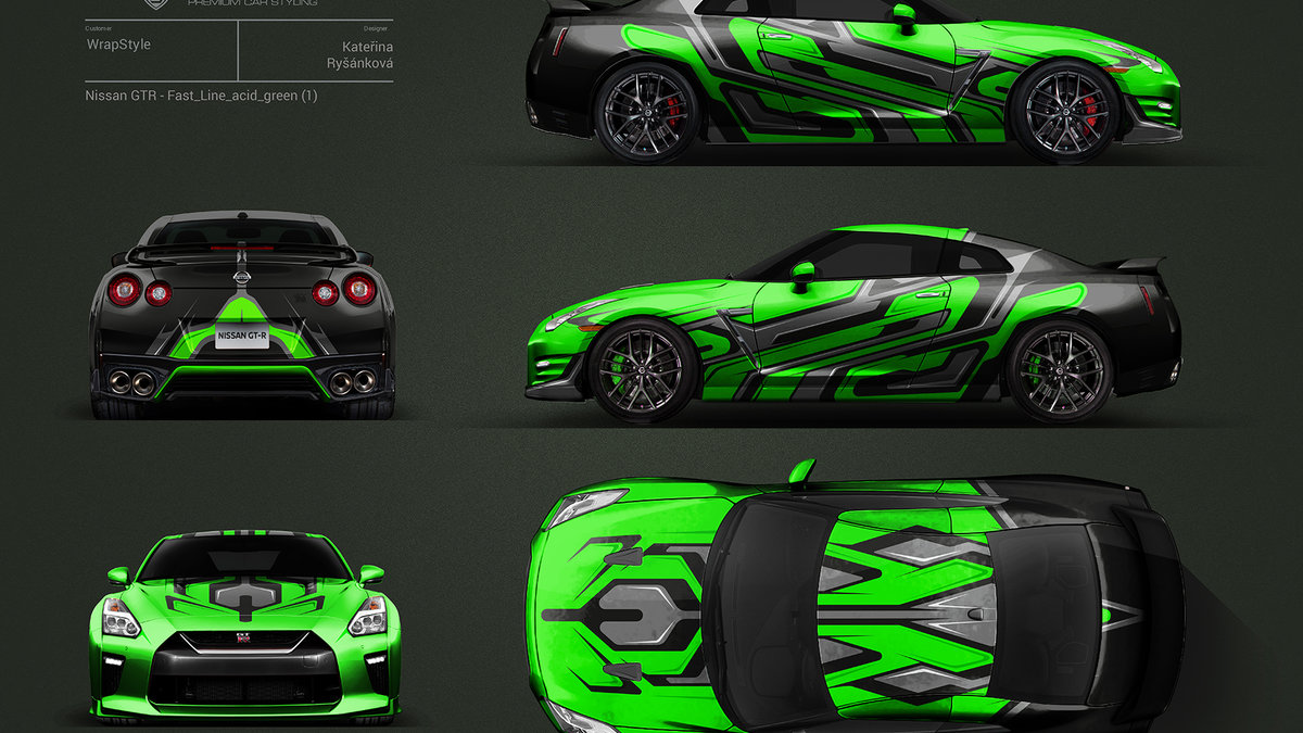 Nissan GTR - Fast Line design - cover