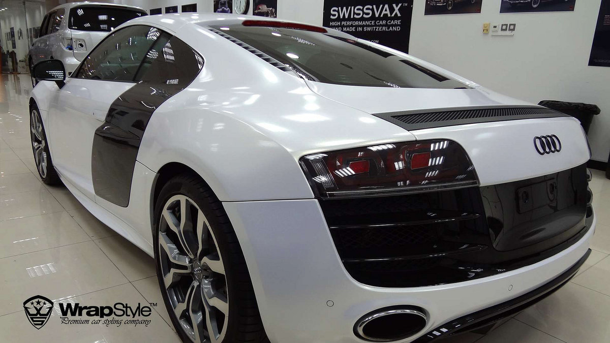 Audi R8 - White Tea wrap - img 1