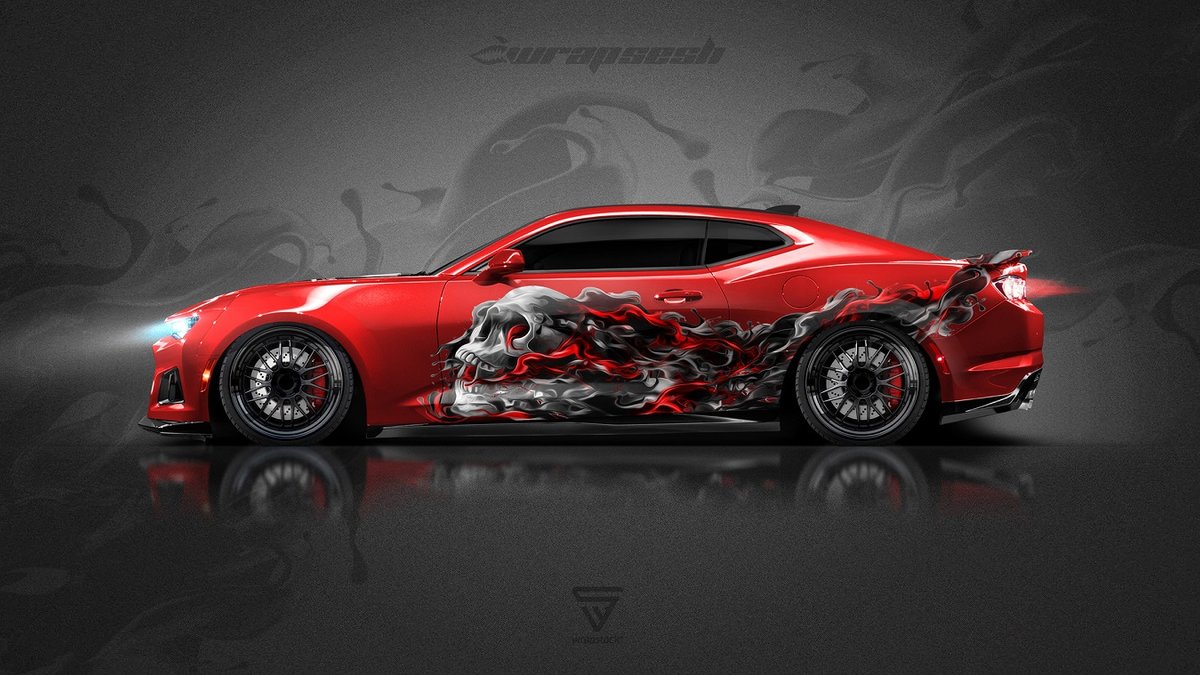 Chevrolet Camaro ZL1 - Skull design - cover