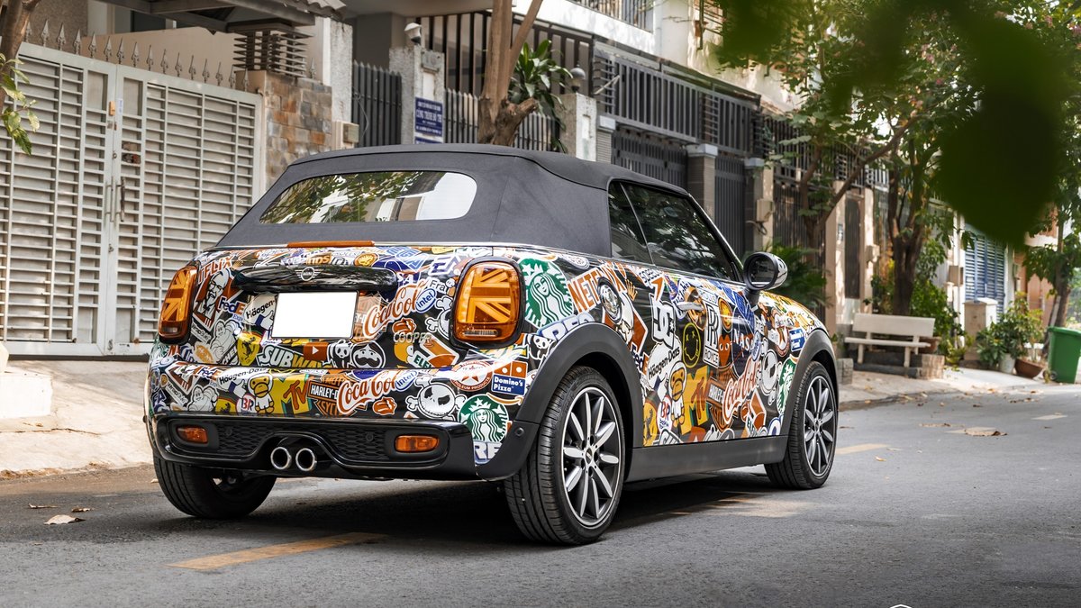 Mini cooper  S Cabrio - Logo Wrap - img 1