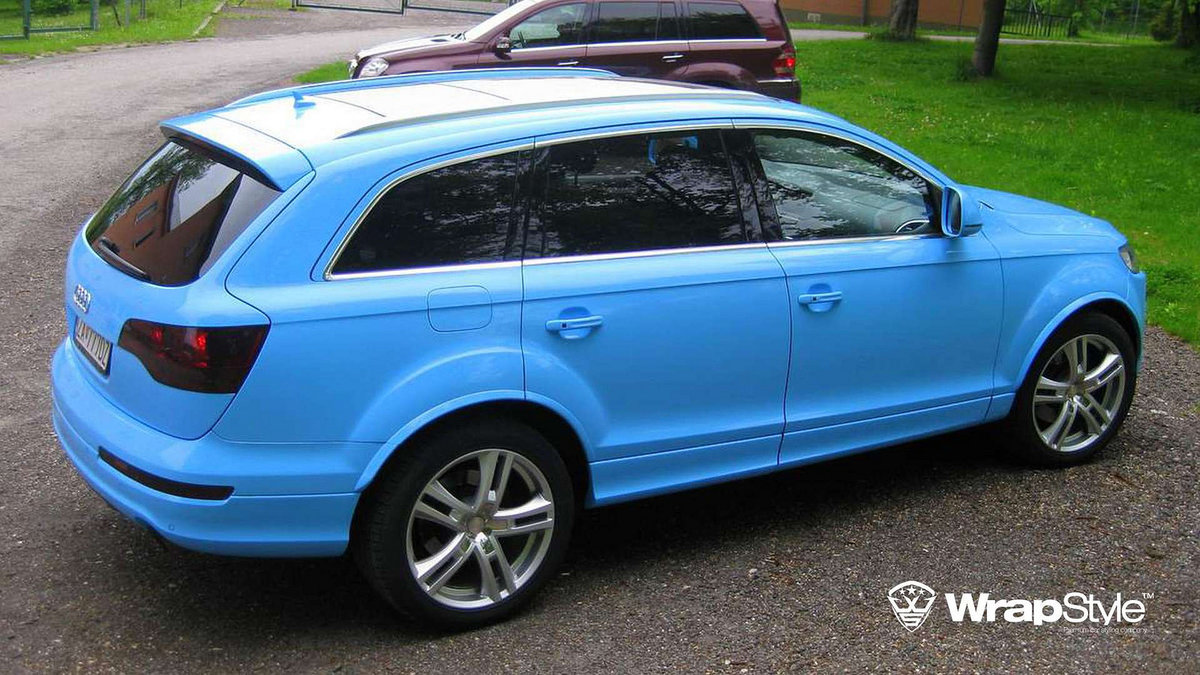 Audi Q7 - Sky Blue wrap - img 2