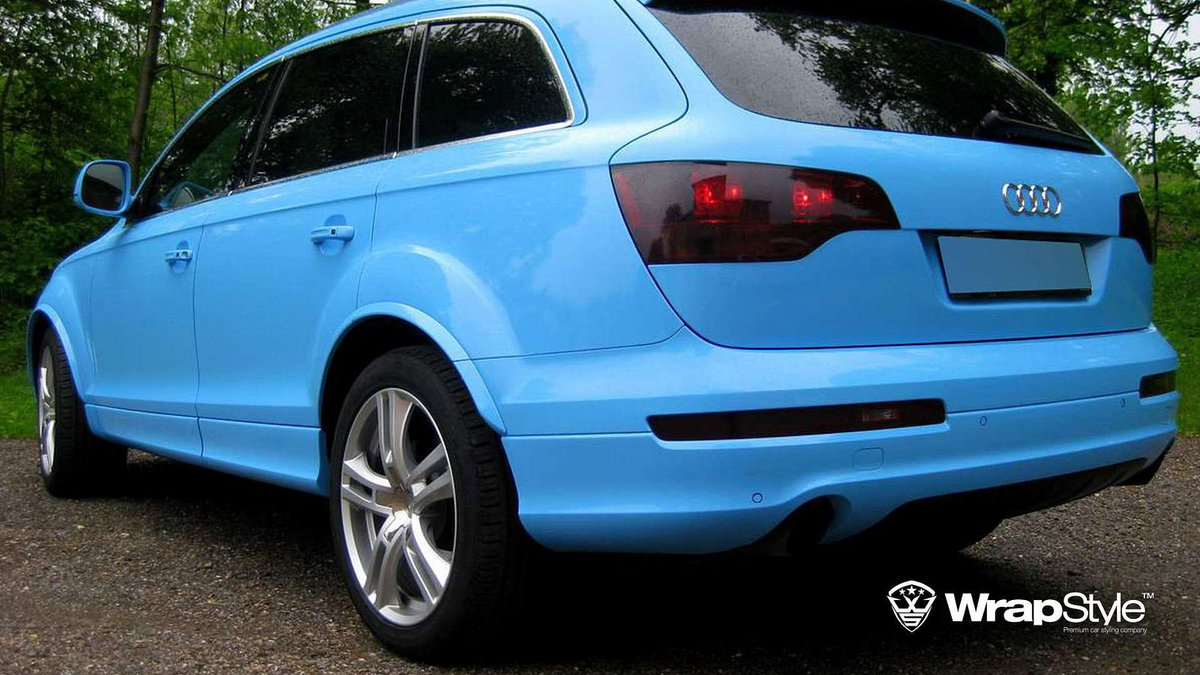 Audi Q7 - Sky Blue wrap - img 1