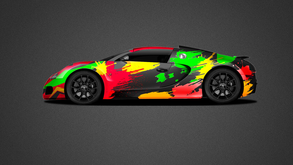 Bugatti Veyron - Splash Design - cover