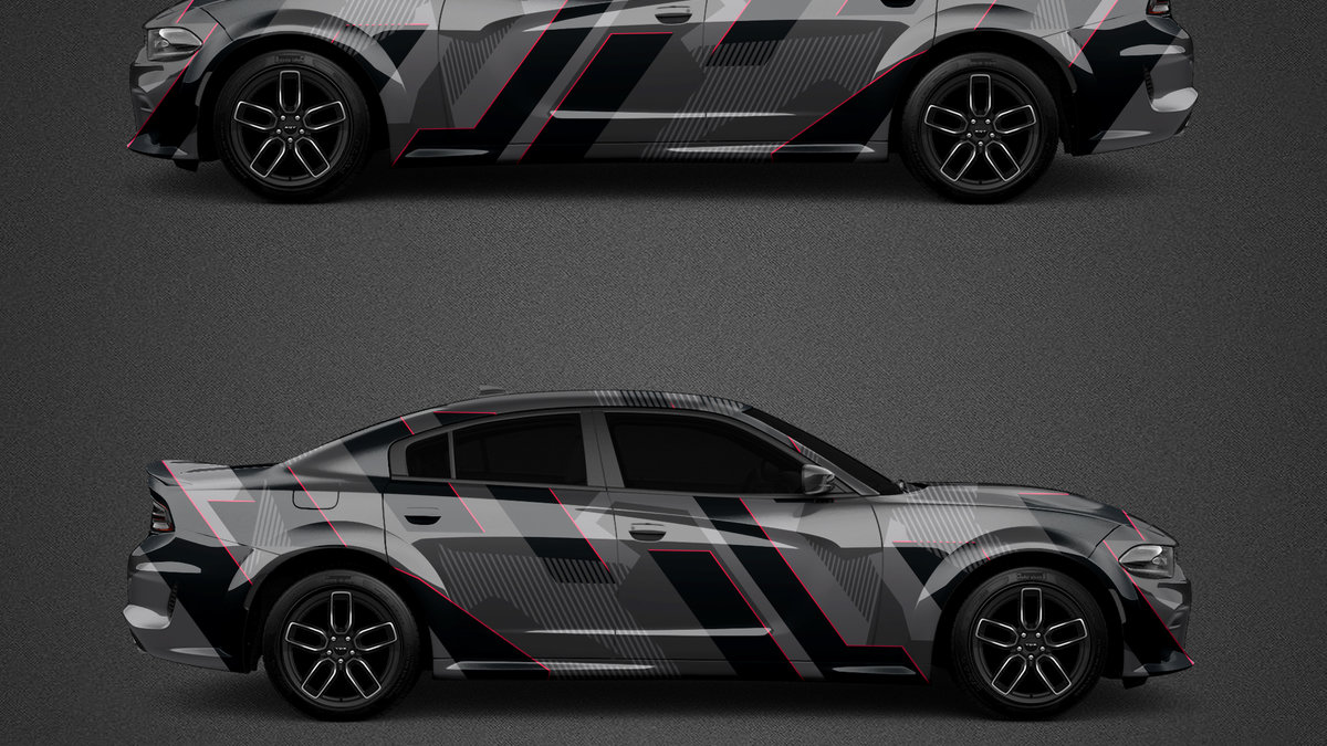Dodge Charger - Grey Scale design - cover