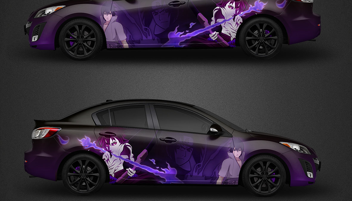 Mazda 3 - Sasuke Uchiha design - cover