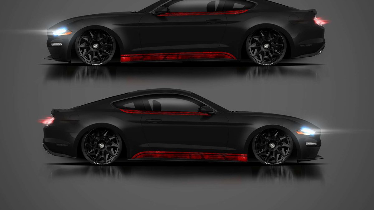 Ford Mustang GT 2020 - Snake Stripes design - cover