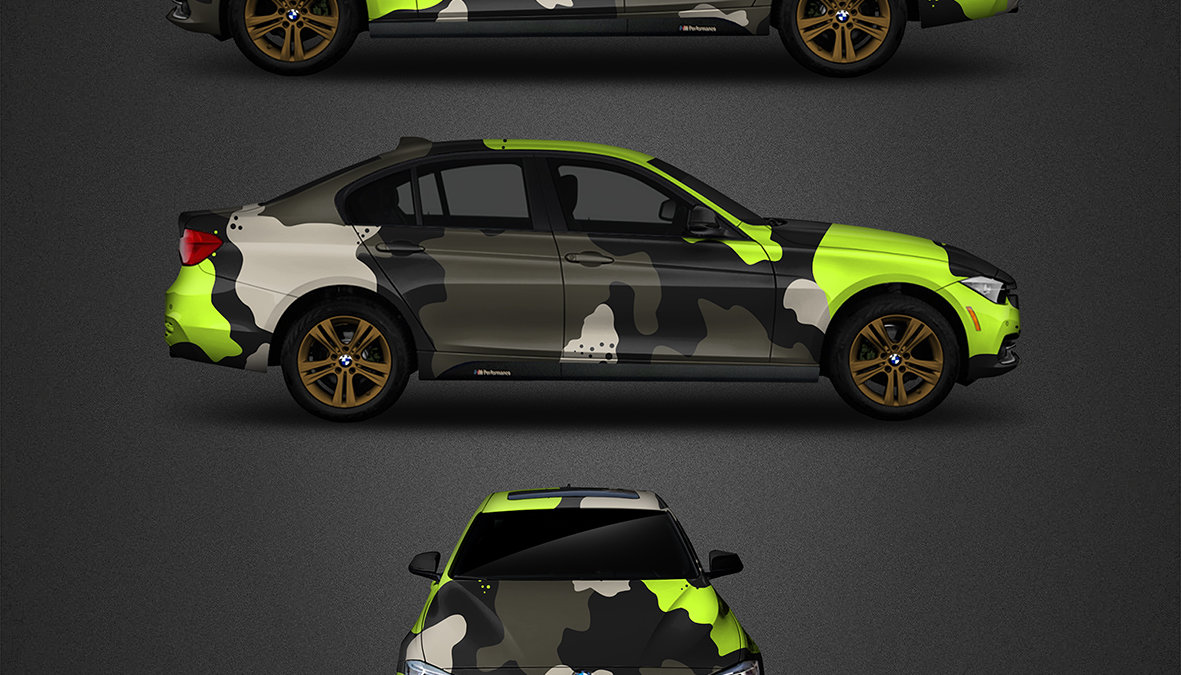 BMW - M3 - Camouflage design - cover