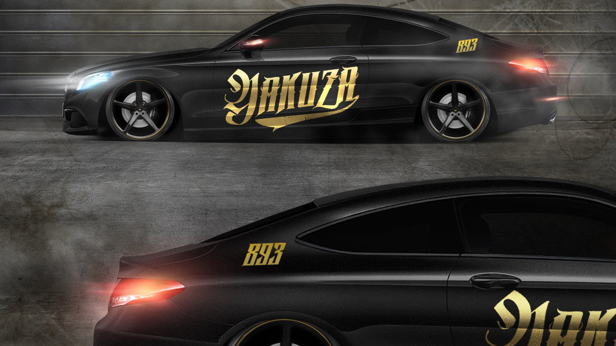 Mercedes-Benz C-Class - Yakuza design - cover