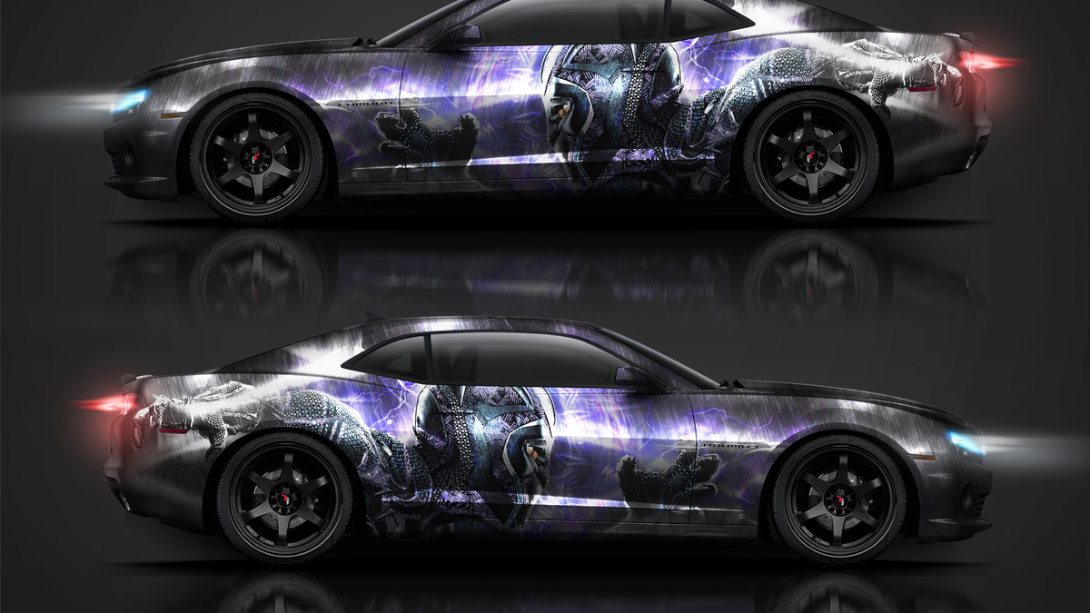 Chevrolet Camaro - Black Panther Design - cover