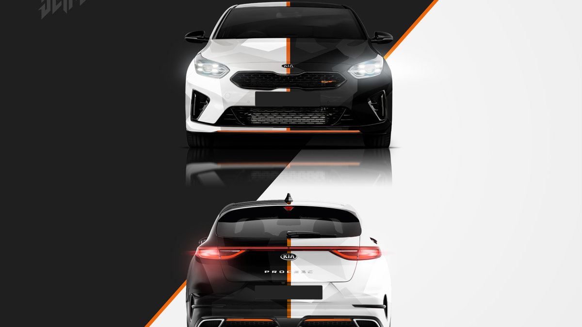 Kia ProCeed combi - Black and White design - img 1